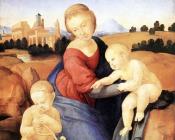 拉斐尔 : Madonna and Child with the Infant St John